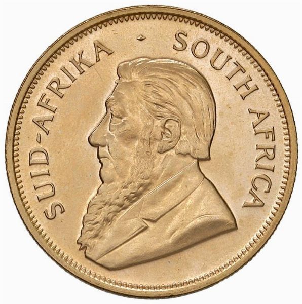 SUDAFRICA. KRUGERRAND 1978  - Asta AUREA. MONETE E MEDAGLIE IN ORO E UNA SELEZIONE DI MEDAGLIE BORBONICHE - Associazione Nazionale - Case d'Asta italiane