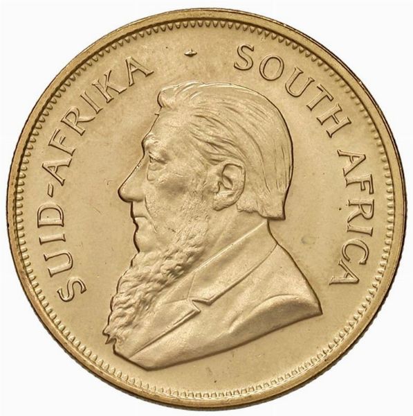 SUDAFRICA. KRUGERRAND 1978  - Asta AUREA. MONETE E MEDAGLIE IN ORO E UNA SELEZIONE DI MEDAGLIE BORBONICHE - Associazione Nazionale - Case d'Asta italiane