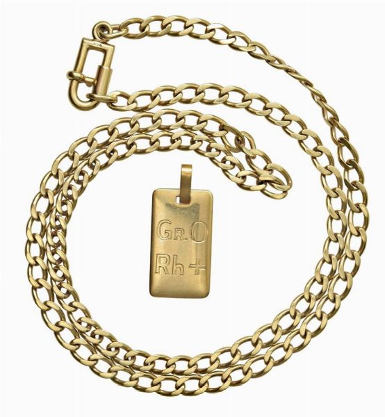 COLLANA IN ORO 750  - Asta AUREA. MONETE E MEDAGLIE IN ORO E UNA SELEZIONE DI MEDAGLIE BORBONICHE - Associazione Nazionale - Case d'Asta italiane