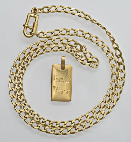 COLLANA IN ORO 750  - Asta AUREA. MONETE E MEDAGLIE IN ORO E UNA SELEZIONE DI MEDAGLIE BORBONICHE - Associazione Nazionale - Case d'Asta italiane