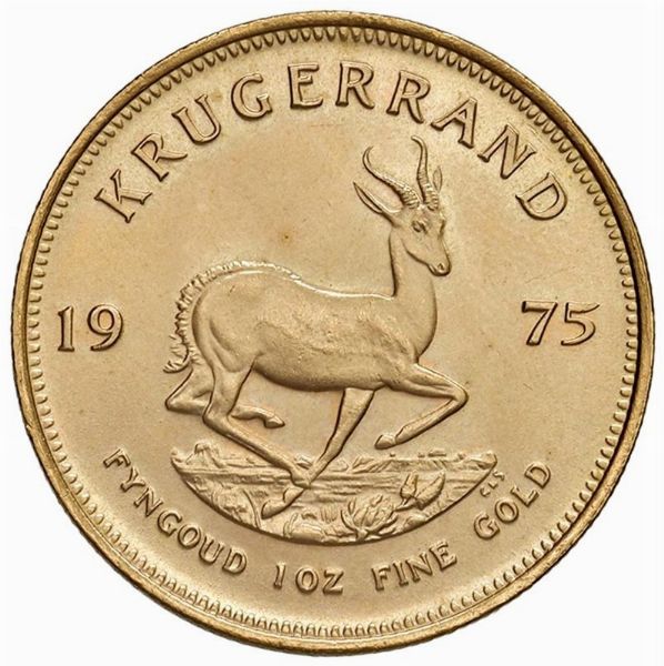 SUDAFRICA. KRUGERRAND 1978  - Asta AUREA. MONETE E MEDAGLIE IN ORO E UNA SELEZIONE DI MEDAGLIE BORBONICHE - Associazione Nazionale - Case d'Asta italiane