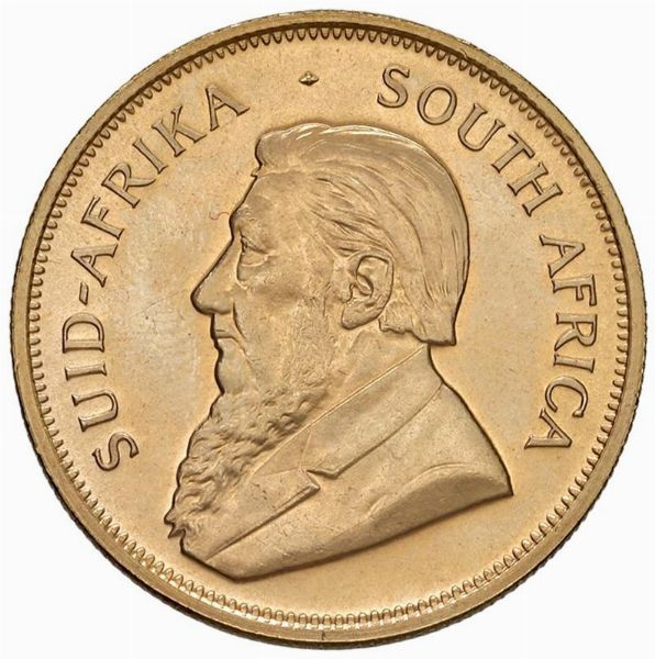 SUDAFRICA. KRUGERRAND 1978  - Asta AUREA. MONETE E MEDAGLIE IN ORO E UNA SELEZIONE DI MEDAGLIE BORBONICHE - Associazione Nazionale - Case d'Asta italiane