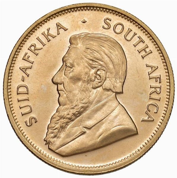 SUDAFRICA. KRUGERRAND 1978  - Asta AUREA. MONETE E MEDAGLIE IN ORO E UNA SELEZIONE DI MEDAGLIE BORBONICHE - Associazione Nazionale - Case d'Asta italiane