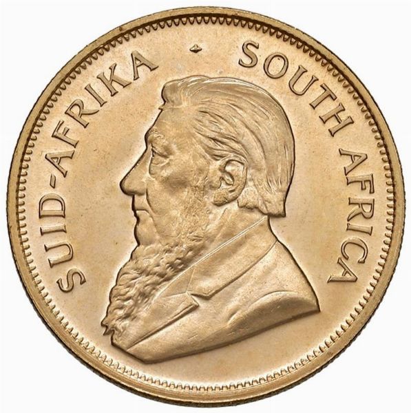 SUDAFRICA. KRUGERRAND 1978  - Asta AUREA. MONETE E MEDAGLIE IN ORO E UNA SELEZIONE DI MEDAGLIE BORBONICHE - Associazione Nazionale - Case d'Asta italiane