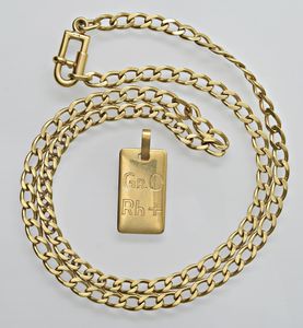 COLLANA IN ORO 750  - Asta AUREA. MONETE E MEDAGLIE IN ORO E UNA SELEZIONE DI MEDAGLIE BORBONICHE - Associazione Nazionale - Case d'Asta italiane