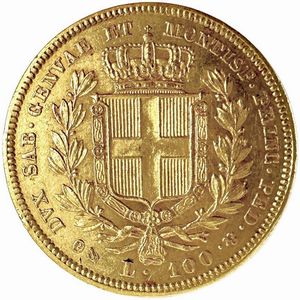 GENOVA. REGNO DI SARDEGNA. CARLO ALBERTO (1831-1849) 100 LIRE 1836  - Asta AUREA. MONETE E MEDAGLIE IN ORO E UNA SELEZIONE DI MEDAGLIE BORBONICHE - Associazione Nazionale - Case d'Asta italiane