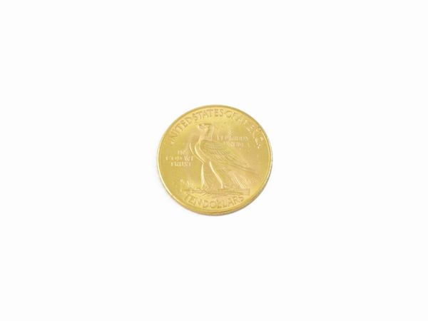 Una moneta da 10 Dollari Indiani in oro  - Asta Gioielli e Orologi - Associazione Nazionale - Case d'Asta italiane