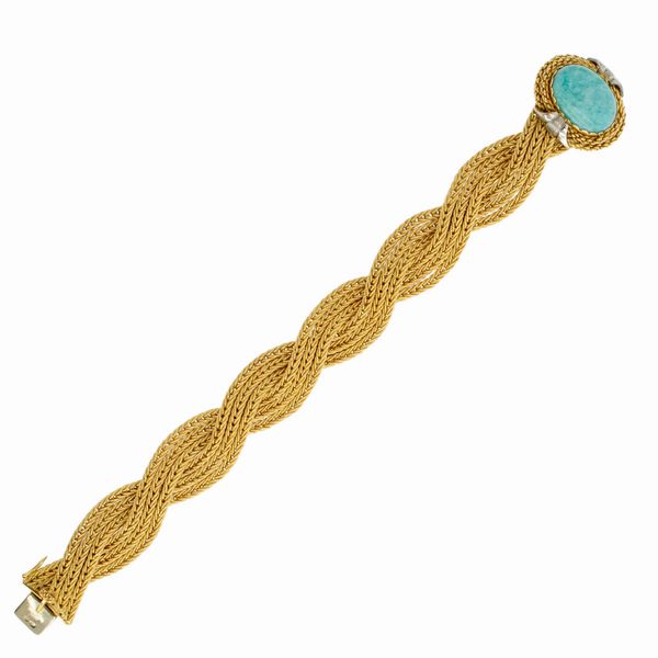 Bracciale in oro giallo 18kt  - Asta Gioielli Orologi | Fashion Vintage - Associazione Nazionale - Case d'Asta italiane