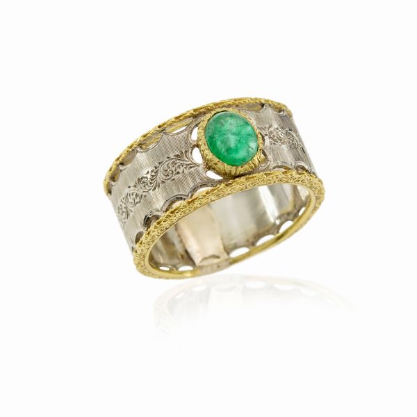 Mario Buccellati, anello a fascia  - Asta Gioielli Orologi | Fashion Vintage - Associazione Nazionale - Case d'Asta italiane