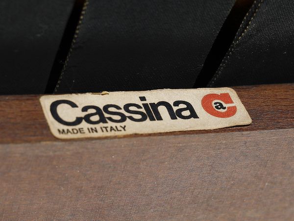 SCARPA AFRA (1937-2011) & TOBIA (n. 1935) : Coppia di poltrone mod. 917 per Cassina, Meda  - Asta DESIGN E ARTI DECORATIVE DEL NOVECENTO - Associazione Nazionale - Case d'Asta italiane