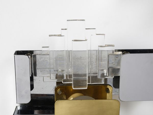 SCIOLARI GAETANO  (1927 - 1994) : Coppia di lampade da parete  - Asta DESIGN E ARTI DECORATIVE DEL NOVECENTO - Associazione Nazionale - Case d'Asta italiane