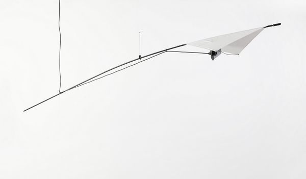 ORLANDINI PAOLO (n. 1941) : Lampada a soffitto mod. Vela per Martinelli Luce, Italia  - Asta DESIGN E ARTI DECORATIVE DEL NOVECENTO - Associazione Nazionale - Case d'Asta italiane