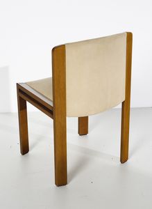 COLOMBO JOE (1930 - 1971) : Sei sedie mod. 300 per Pozzi, Italia  - Asta DESIGN E ARTI DECORATIVE DEL NOVECENTO - Associazione Nazionale - Case d'Asta italiane