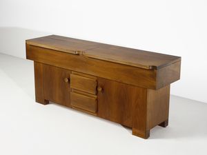 MICHELUCCI GIOVANNI (1891 - 1990) : Credenza della serie Torbecchia per Poltronova, Firenze  - Asta DESIGN E ARTI DECORATIVE DEL NOVECENTO - Associazione Nazionale - Case d'Asta italiane