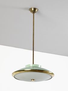 MANIFATTURA ITALIANA : Due lampade a sospensione  - Asta DESIGN E ARTI DECORATIVE DEL NOVECENTO - Associazione Nazionale - Case d'Asta italiane