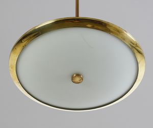 MANIFATTURA ITALIANA : Due lampade a sospensione  - Asta DESIGN E ARTI DECORATIVE DEL NOVECENTO - Associazione Nazionale - Case d'Asta italiane