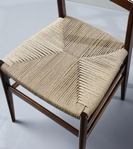 PONTI GIO (1891 - 1979) : Quattro sedie mod. Leggera per Cassina, Meda  - Asta DESIGN E ARTI DECORATIVE DEL NOVECENTO - Associazione Nazionale - Case d'Asta italiane