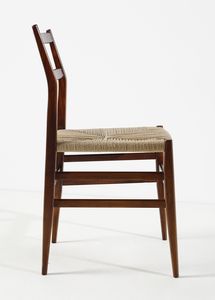 PONTI GIO (1891 - 1979) : Quattro sedie mod. Leggera per Cassina, Meda  - Asta DESIGN E ARTI DECORATIVE DEL NOVECENTO - Associazione Nazionale - Case d'Asta italiane