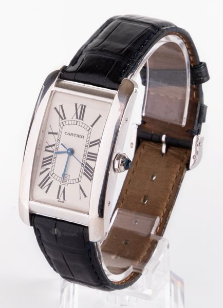 Cartier Tank Amricaine orologio da polso, ref. 1741  - Asta Gioielli e Orologi - Associazione Nazionale - Case d'Asta italiane