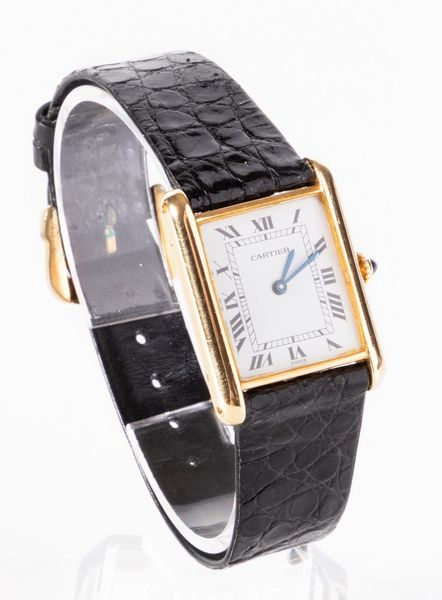 Cartier Tank orologio da polso, anni Settanta  - Asta Gioielli e Orologi - Associazione Nazionale - Case d'Asta italiane