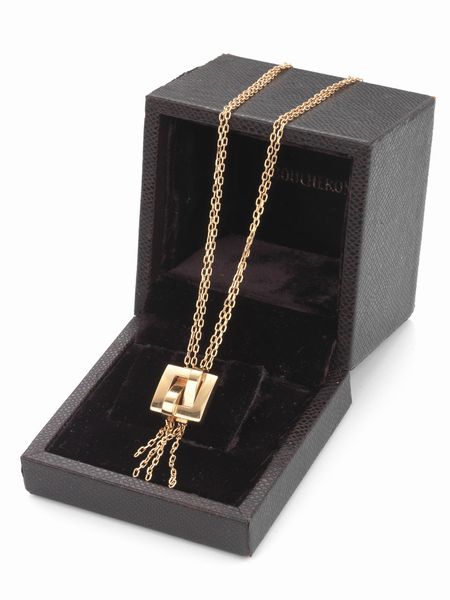 Boucheron collezione Dchain collana in oro rosa  - Asta Gioielli e Orologi - Associazione Nazionale - Case d'Asta italiane