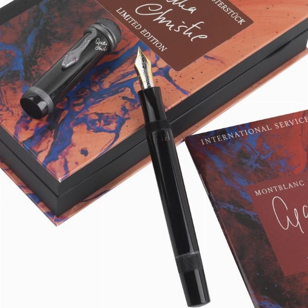 MONTBLANC MEISTERSTUCK "AGATHA CHRISTIE" PENNA STILOGRAFICA SERIE WRITERS EDIZIONE LIMITATA N. 23056/30000 ANNO 1993  - Asta PENNE DA COLLEZIONE - Associazione Nazionale - Case d'Asta italiane