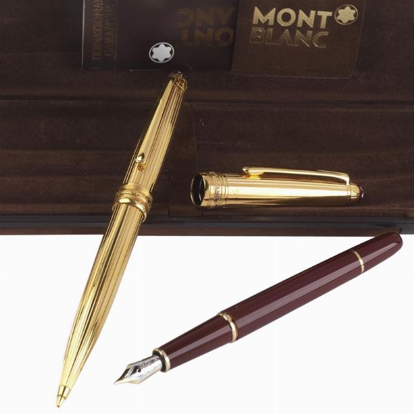 MONTBLANC PENNA STILOGRAFICA N. 144 E PORTAMINE  - Asta PENNE DA COLLEZIONE - Associazione Nazionale - Case d'Asta italiane