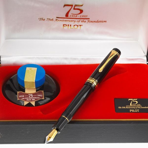 PILOT 75° THE ANNIVERSARY OF THE FOUNDATION (1918 - 1993) PENNA STILOGRAFICA  - Asta PENNE DA COLLEZIONE - Associazione Nazionale - Case d'Asta italiane