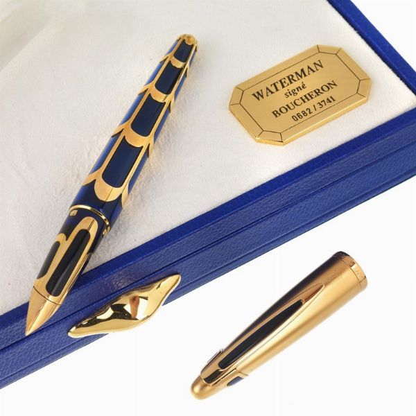 WATERMAN EDSON BOUCHERON EDIZIONE LIMITATA PENNA STILOGRAFICA N. 0682/3741  - Asta PENNE DA COLLEZIONE - Associazione Nazionale - Case d'Asta italiane