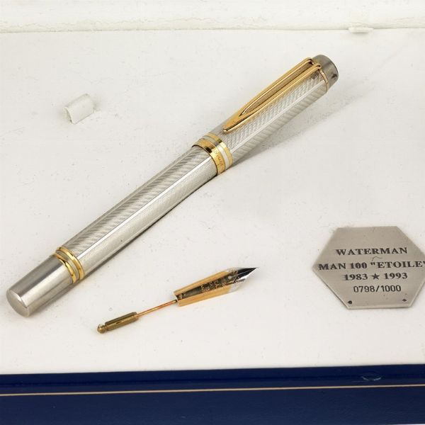 WATERMAN MAN ETOILE EDIZIONE LIMITATA PENNA STILOGRAFICA N. 0798/1000  - Asta PENNE DA COLLEZIONE - Associazione Nazionale - Case d'Asta italiane