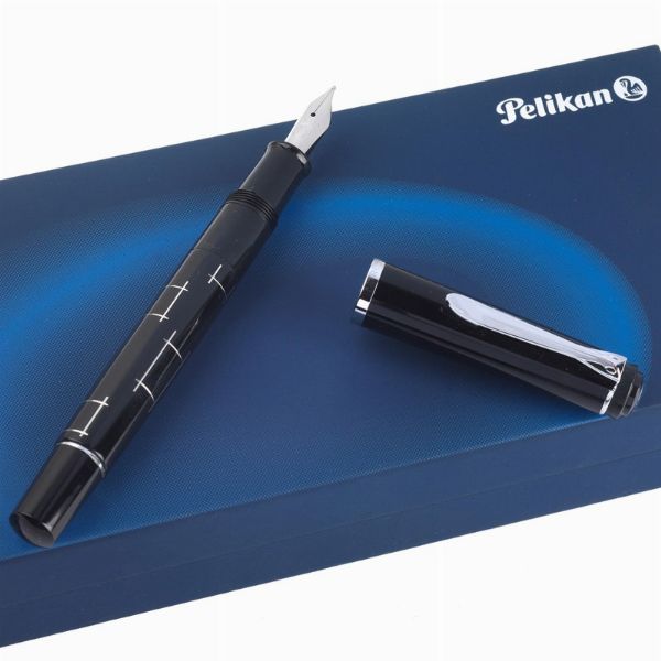 PELIKAN M215 SCHWARZ BLACK PENNA STILOGRAFICA  - Asta PENNE DA COLLEZIONE - Associazione Nazionale - Case d'Asta italiane