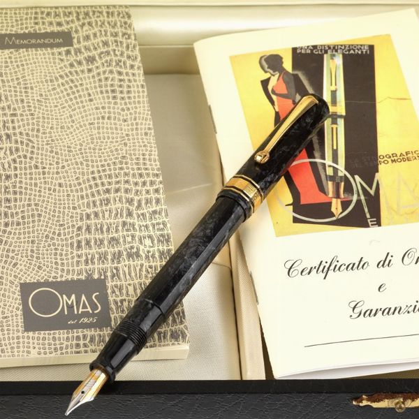 OMAS DAMA GRIGIA PENNA STILOGRAFICA  - Asta PENNE DA COLLEZIONE - Associazione Nazionale - Case d'Asta italiane