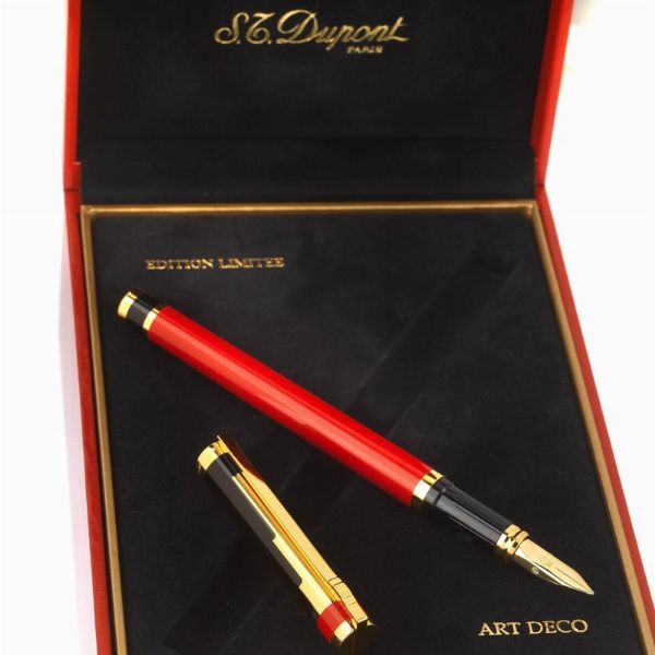 DUPONT ART DECO' SERIE SPECIAL PENNA STILOGRAFICA  - Asta PENNE DA COLLEZIONE - Associazione Nazionale - Case d'Asta italiane