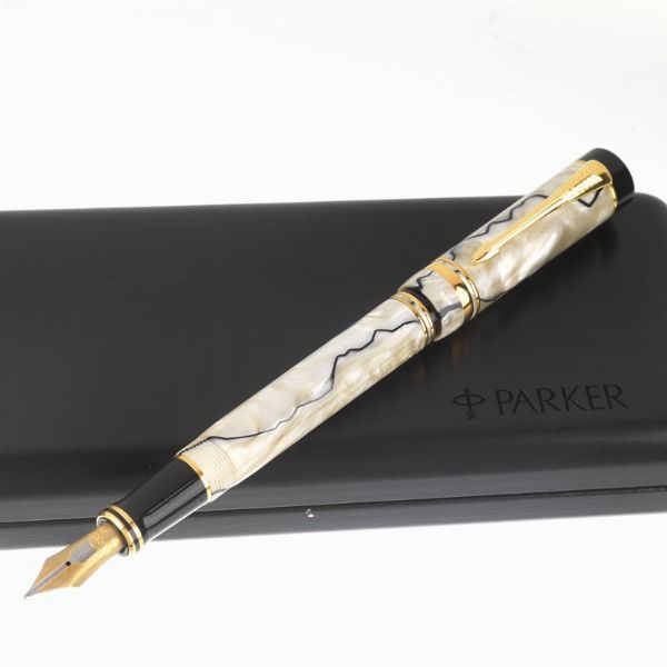 PARKER DUOFOLD CENTENNIAL MOP PENNA STILOGRAFICA  - Asta PENNE DA COLLEZIONE - Associazione Nazionale - Case d'Asta italiane