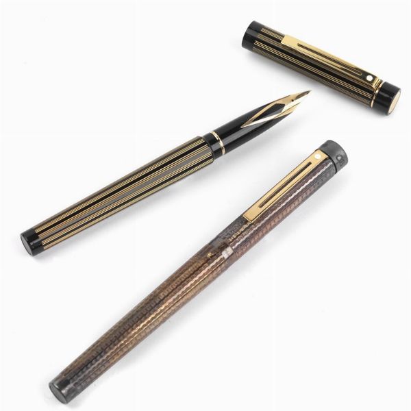 SHEAFFER TARGA DUE PENNE STILOGRAFICHE  - Asta PENNE DA COLLEZIONE - Associazione Nazionale - Case d'Asta italiane