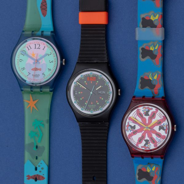 Lotto di 3 swatch: <BR>GB726 1992 <BR>GR122  <BR>GN118 1992  - Asta I Swatch very much - Associazione Nazionale - Case d'Asta italiane