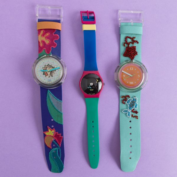 Tre orologi swatch con scatola  - Asta I Swatch very much - Associazione Nazionale - Case d'Asta italiane