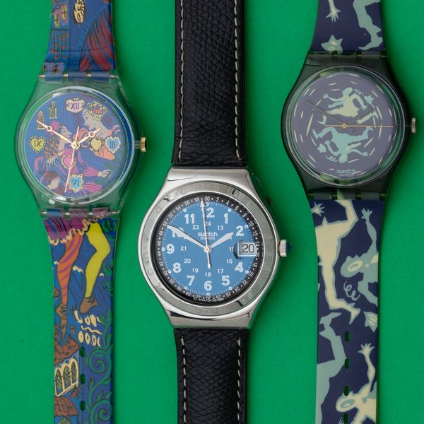 Lotto di 3 swatch:<BR>GN162 1996 <BR>GG111 1991 <BR>YGS400 1994  - Asta I Swatch very much - Associazione Nazionale - Case d'Asta italiane