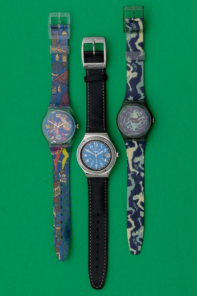 Lotto di 3 swatch:<BR>GN162 1996 <BR>GG111 1991 <BR>YGS400 1994  - Asta I Swatch very much - Associazione Nazionale - Case d'Asta italiane