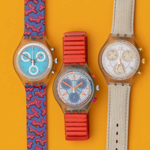 Lotto di 3 swatch Chrono: <BR>SCG103 1994 <BR>SCK400 1994 <BR>SCK100 1993 C  - Asta I Swatch very much - Associazione Nazionale - Case d'Asta italiane