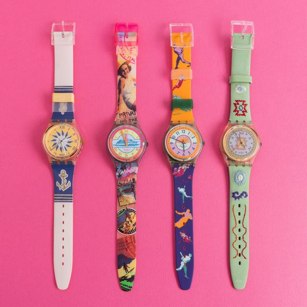 Quattro orologi Swatch  - Asta I Swatch very much - Associazione Nazionale - Case d'Asta italiane