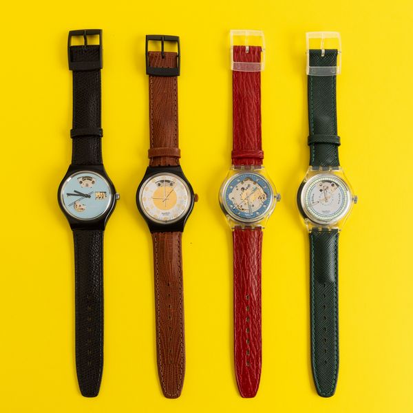 Quattro orologi Swatch  - Asta I Swatch very much - Associazione Nazionale - Case d'Asta italiane