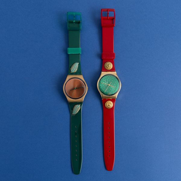 Due orologi Swatch con scatola  - Asta I Swatch very much - Associazione Nazionale - Case d'Asta italiane