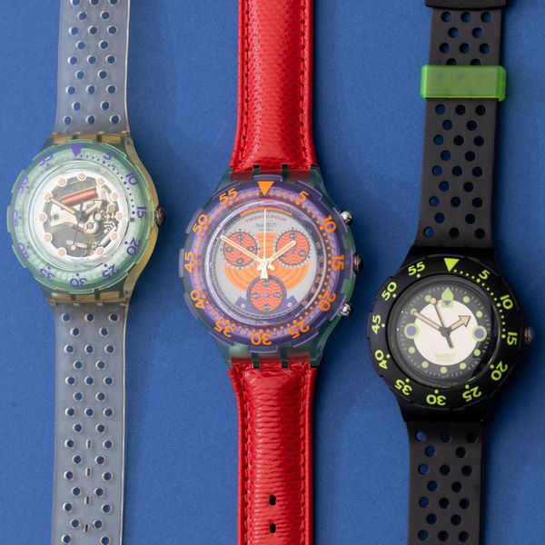 Lotto di 3 swatch Scuba 200: <BR>SDK104 1992 <BR>SDB102 1992 <BR>SDN106 1992  - Asta I Swatch very much - Associazione Nazionale - Case d'Asta italiane