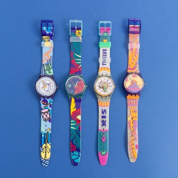 Quattro orologi Swatch  - Asta I Swatch very much - Associazione Nazionale - Case d'Asta italiane