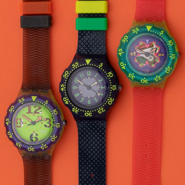 Lotto di 3 swatch Scuba 200: <BR>SDN103 1993 <BR>SDJ101 1993 <BR>SDN104 1993  - Asta I Swatch very much - Associazione Nazionale - Case d'Asta italiane