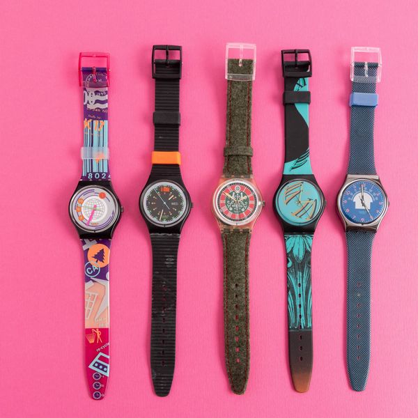 Cinque orologi Swatch  - Asta I Swatch very much - Associazione Nazionale - Case d'Asta italiane