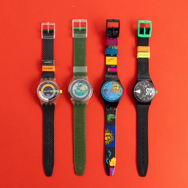 Quattro orologi Swatch  - Asta I Swatch very much - Associazione Nazionale - Case d'Asta italiane