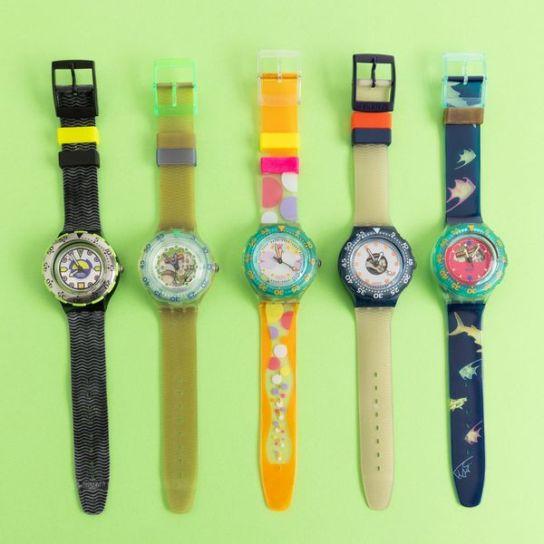 Cinque orologi Swatch Scuba  - Asta I Swatch very much - Associazione Nazionale - Case d'Asta italiane