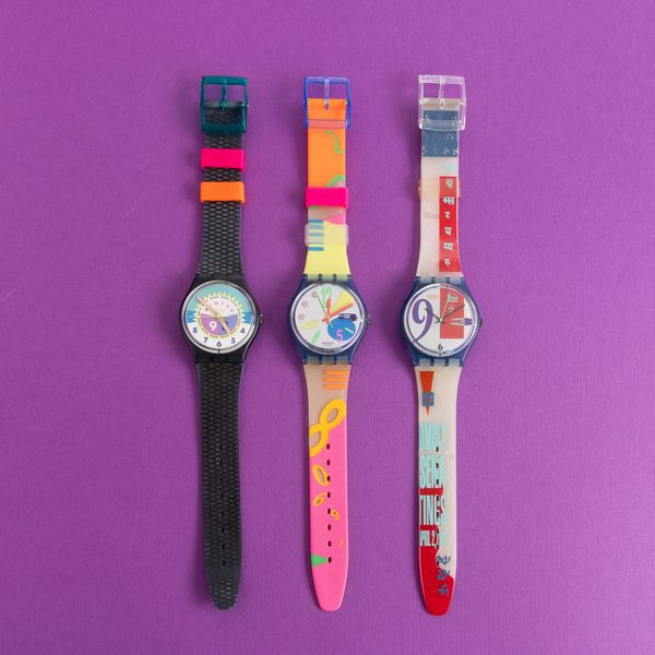 Tre orologi Swatch  - Asta I Swatch very much - Associazione Nazionale - Case d'Asta italiane